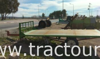 À vendre Semi remorque agricole Porte char – plateau – 3 tonnes complet