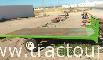 À vendre Semi remorque agricole Porte char – plateau – 3 tonnes complet