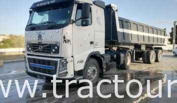 À vendre Tracteur TP Volvo FH 400 avec semi remorque benne Sicame complet