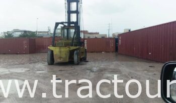 À vendre Chariot élévateur diesel Caterpillar moteur V8 avec multifonctions fourchette et spreader complet