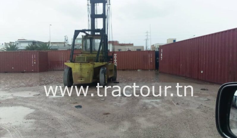 À vendre Chariot élévateur diesel Caterpillar moteur V8 avec multifonctions fourchette et spreader complet
