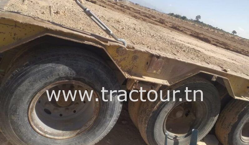 À vendre Semi remorque porte engin Sicame 57 tonnes complet