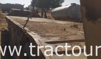 À vendre Semi remorque porte engin Sicame 57 tonnes complet