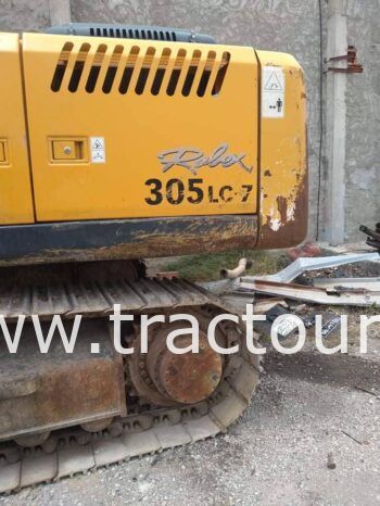 À vendre Pelle sur chenilles avec godet Hyundai Robex 305 LC-7 (2012) complet