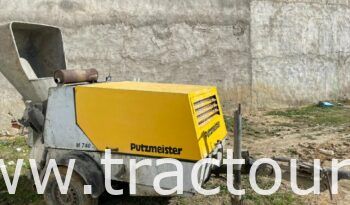 À vendre Pompe à béton 3 cylindres Putzmeister M740 complet