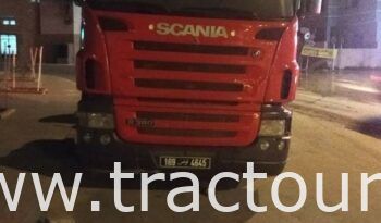 À vendre Tracteur routier Scania R380 avec soufflet (2008) complet