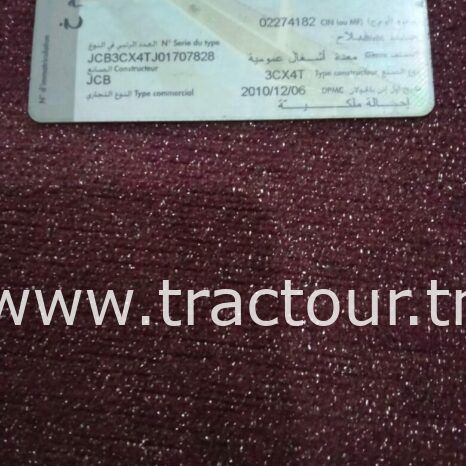 À vendre Tractopelle JCB 3CX (2010) complet
