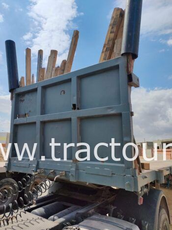 À vendre Semi remorque plateau Comecab 2 essieux BPW (1998) complet