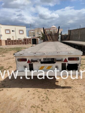 À vendre Semi remorque plateau Comecab 2 essieux BPW (1998) complet