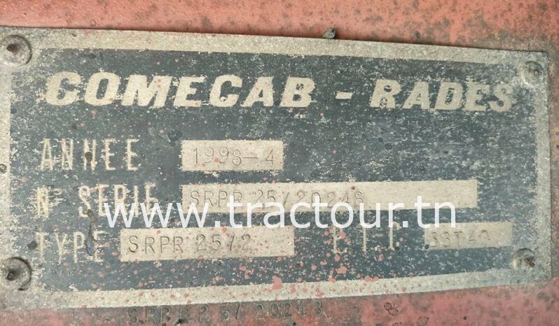 À vendre Semi remorque plateau Comecab 2 essieux BPW (1998) complet