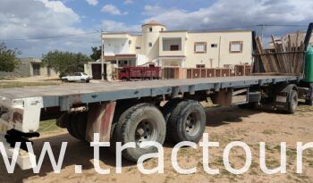 À vendre Semi remorque plateau Comecab 2 essieux BPW (1998) complet