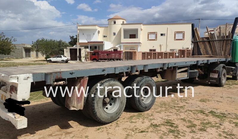 À vendre Semi remorque plateau Comecab 2 essieux BPW (1998) complet