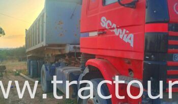 À vendre Tracteur Scania 113H 310 avec semi remorque benne TP complet