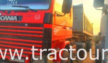 À vendre Tracteur Scania 113H 310 avec semi remorque benne TP complet