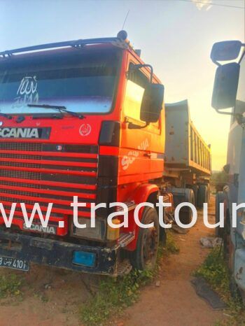 À vendre Tracteur Scania 113H 310 avec semi remorque benne TP complet