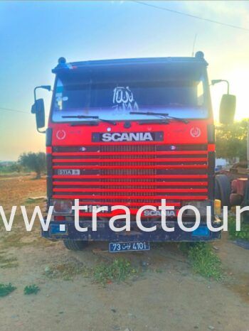 À vendre Tracteur Scania 113H 310 avec semi remorque benne TP complet