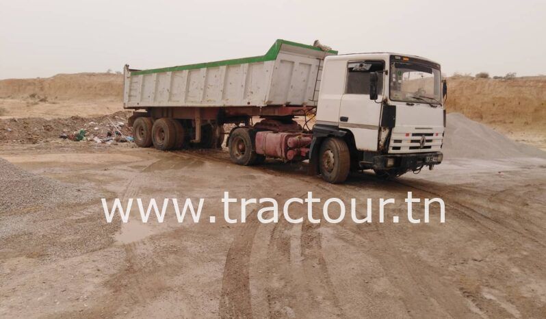 À vendre Tracteur aRenault Major R340 vec semi remorque benne TP Tunicom 30 tonnes complet