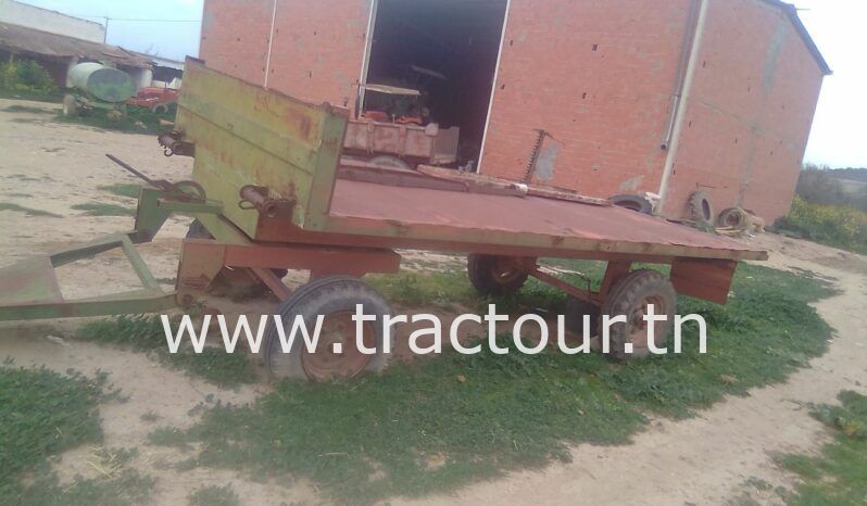À vendre Remorque agricole double essieux complet