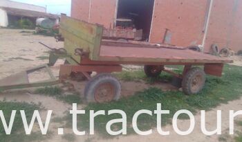 À vendre Remorque agricole double essieux complet