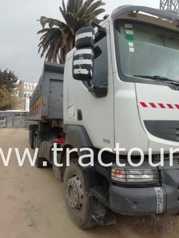 À vendre Tracteur Renault Kerax 380 DXI avec semi remorque benne TP complet