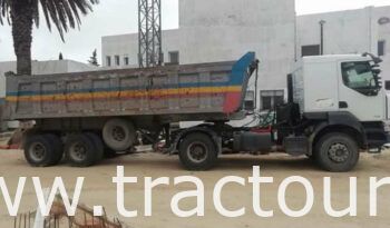 À vendre Tracteur Renault Kerax 380 DXI avec semi remorque benne TP complet