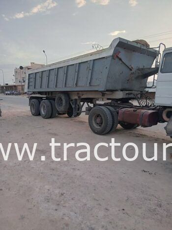 À vendre Tracteur Renault CLM 385 avec semi remorque benne TP  Tunicom complet