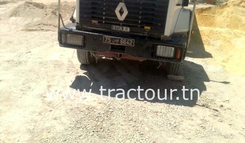 À vendre Tracteur Renault CLM 385  avec semi remorque benne TP complet