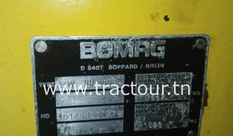 À vendre Mini compacteur tandem Bomag BP 90 Roll complet