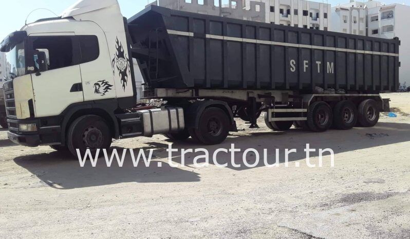 À vendre Tracteur Scania R360 avec semi remorque benne céréalière (2005) complet