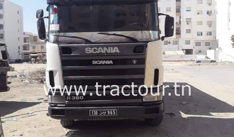 À vendre Tracteur Scania R360 avec semi remorque benne céréalière (2005) complet
