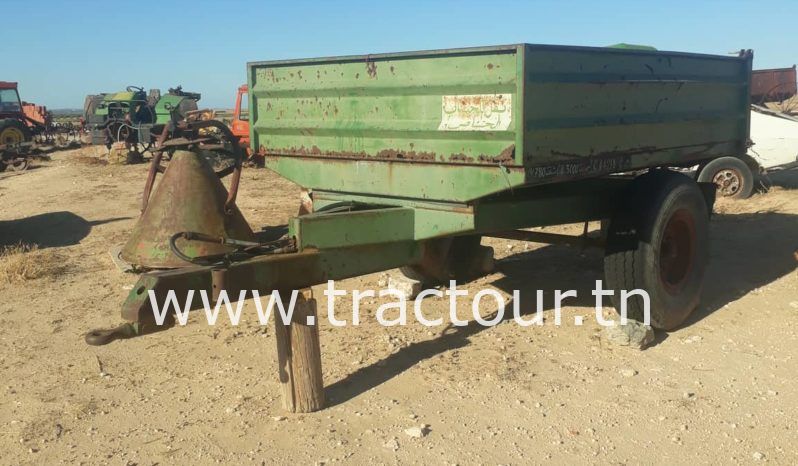 ⛔🚫VENDU تم البيع🚫⛔ Semi remorque agricole benne 3 tonnes complet