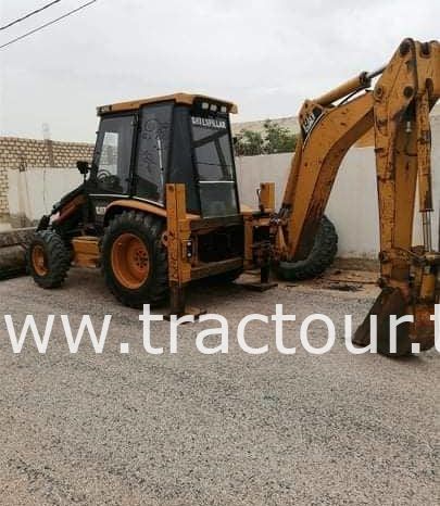 À vendre Tractopelle Caterpillar 428 D (2000) complet