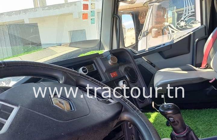 À vendre Tracteur Renault K 440 avec semi remorque benne TP Sicame (2018) complet