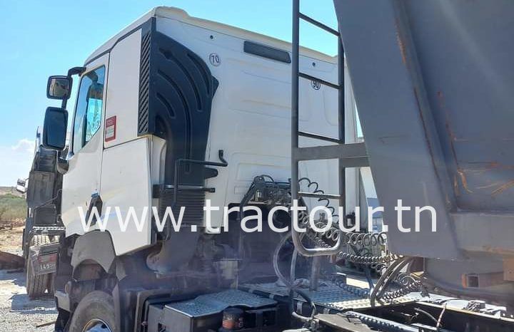 À vendre Tracteur Renault K 440 avec semi remorque benne TP Sicame (2018) complet
