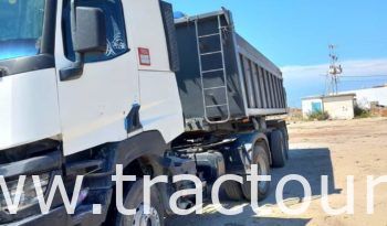 À vendre Tracteur Renault K 440 avec semi remorque benne TP Sicame (2018) complet