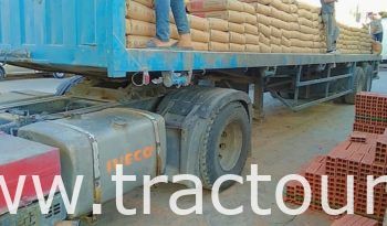 À vendre Tracteur Iveco Eurotech MP440E avec semi remorque plateau Comet complet
