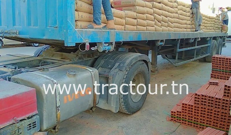 À vendre Tracteur Iveco Eurotech MP440E avec semi remorque plateau Comet complet