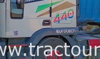 À vendre Tracteur Iveco Eurotech MP440E avec semi remorque plateau Comet complet