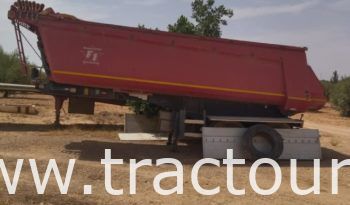 À vendre Semi remorque benne TP caisse semi ronde 30 tonnes complet