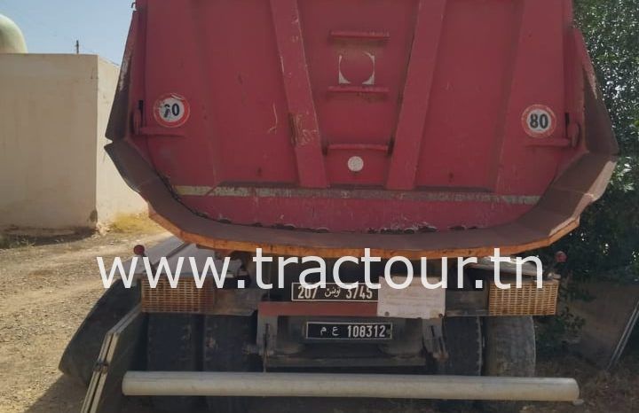 À vendre Semi remorque benne TP caisse semi ronde 30 tonnes complet