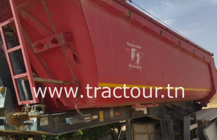 À vendre Semi remorque benne TP caisse semi ronde 30 tonnes complet