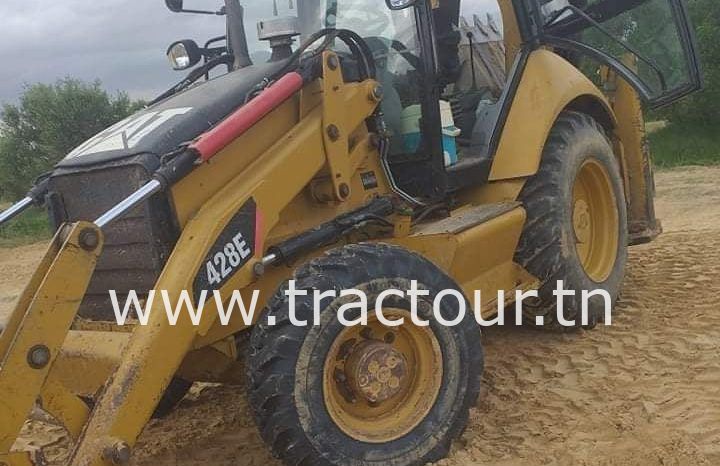 À vendre Tractopelle Caterpillar 428 E (2011) complet