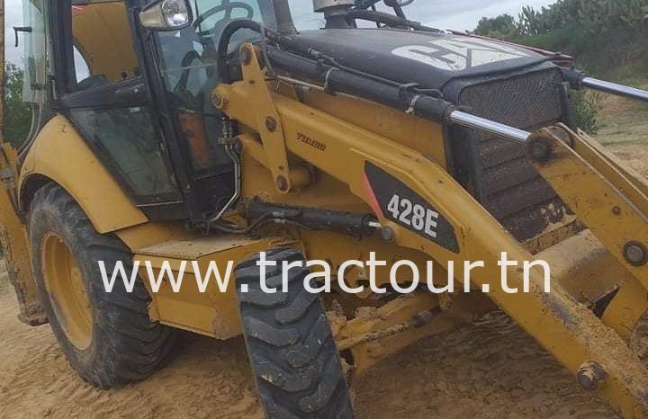À vendre Tractopelle Caterpillar 428 E (2011) complet