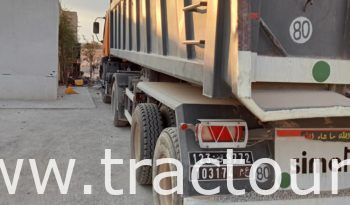À vendre camion Renault Kerax 400 (2006) avec semi remorque benne TP Simatra (2017) complet