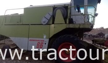 À vendre Moissonneuse batteuse à trémie et vis Claas Dominator 66 complet