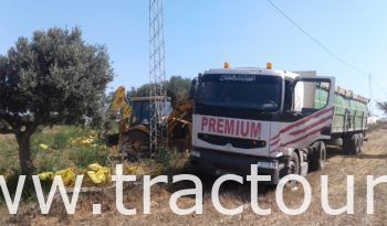 À vendre Tracteur Renault Premium 385 ️avec semi remorque plateau complet