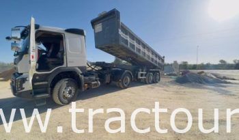 À vendre Tracteur Volvo FMX 400 avec semi remorque benne TP Simatra complet