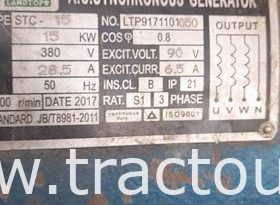 À vendre Groupe électrogène 2 cylindres Lombardini 5LD825-2 – 17 kVA – 34 ch complet