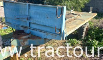 À vendre Semi remorque agricole Porte char – plateau – avec carte grise complet