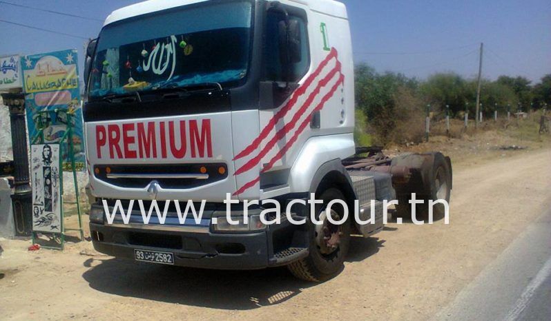 À vendre Tracteur Renault Premium 385 ️avec semi remorque plateau complet